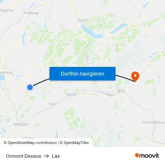 Ormont-Dessus to Lax map