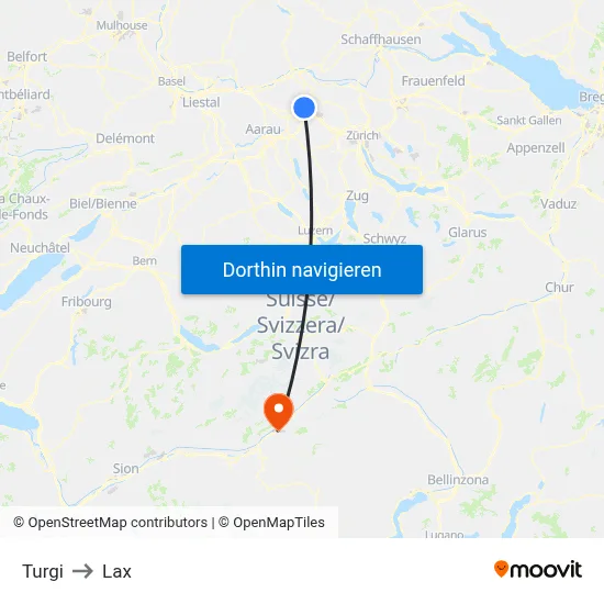 Turgi to Lax map