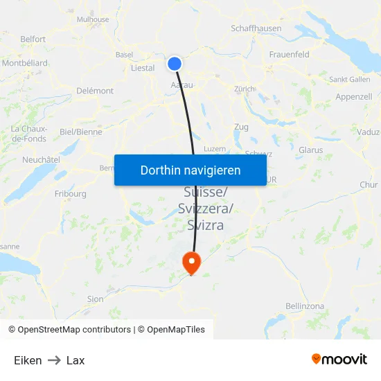 Eiken to Lax map