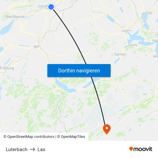 Luterbach to Lax map