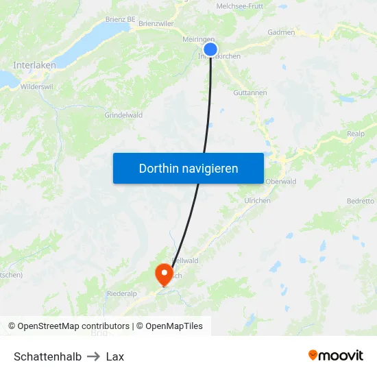 Schattenhalb to Lax map
