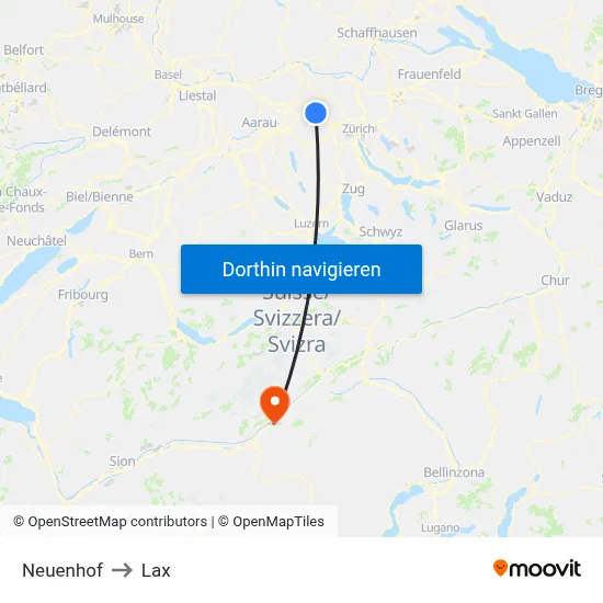Neuenhof to Lax map