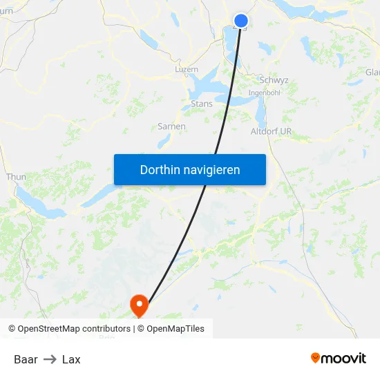 Baar to Lax map