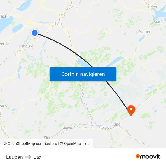 Laupen to Lax map