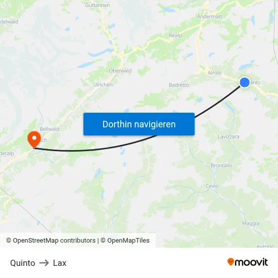 Quinto to Lax map
