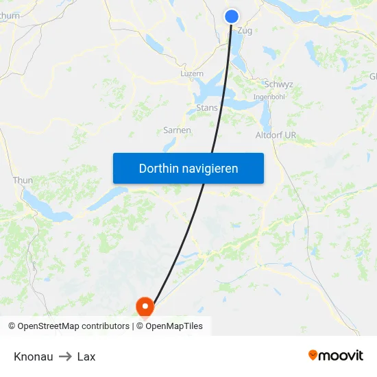 Knonau to Lax map