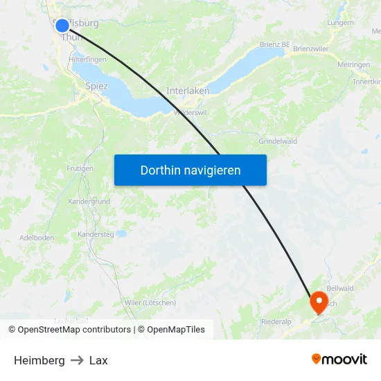 Heimberg to Lax map