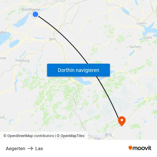 Aegerten to Lax map