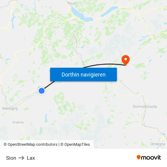 Sion to Lax map