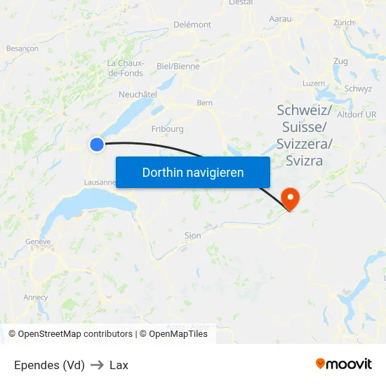 Ependes (Vd) to Lax map