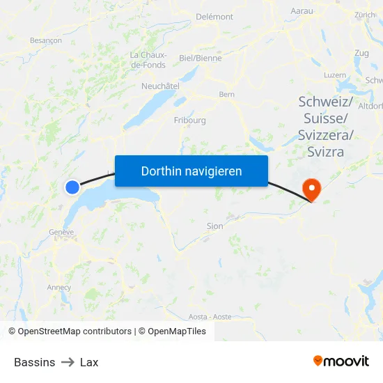 Bassins to Lax map