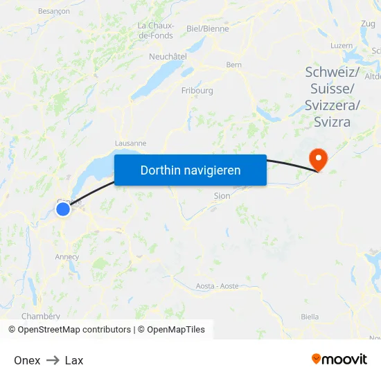 Onex to Lax map