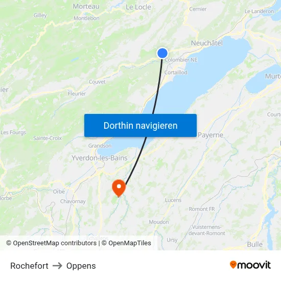 Rochefort to Oppens map