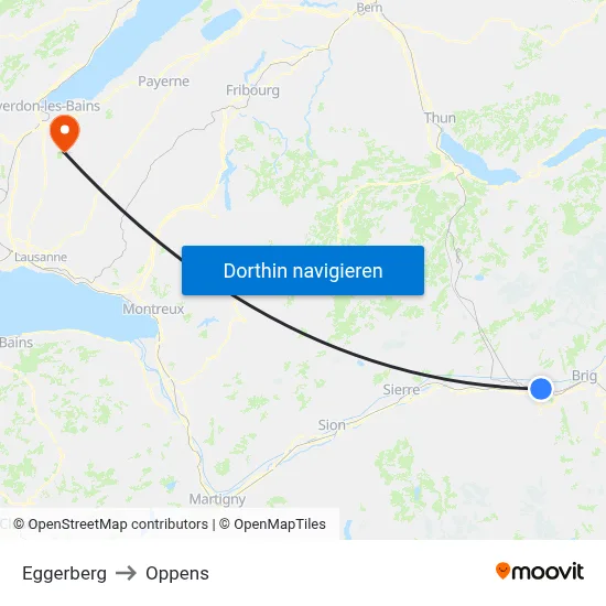 Eggerberg to Oppens map