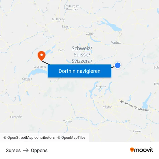 Surses to Oppens map