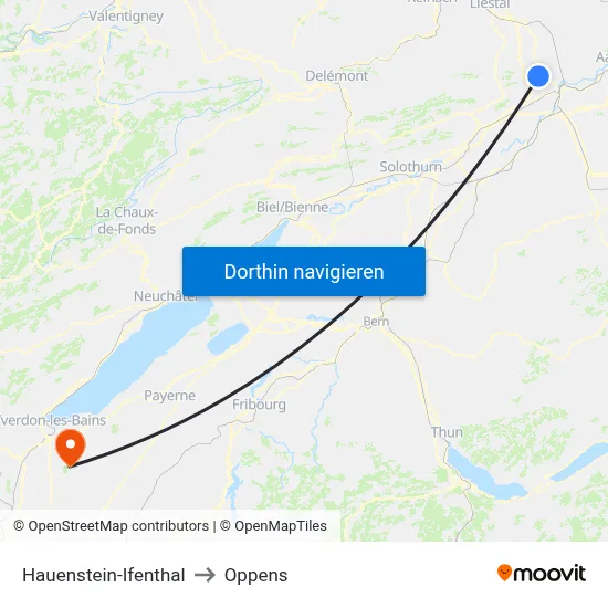 Hauenstein-Ifenthal to Oppens map