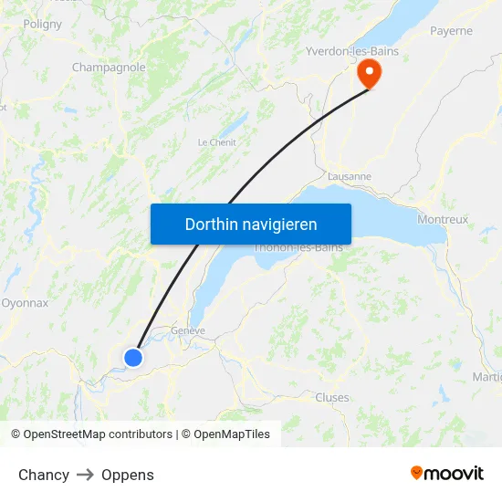Chancy to Oppens map