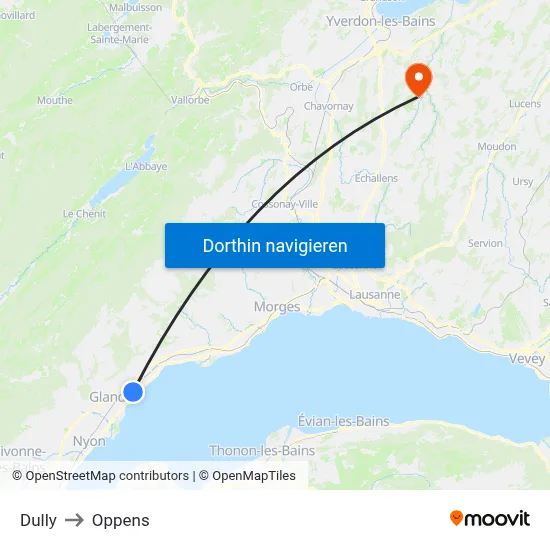 Dully to Oppens map