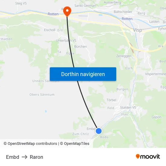 Embd to Raron map