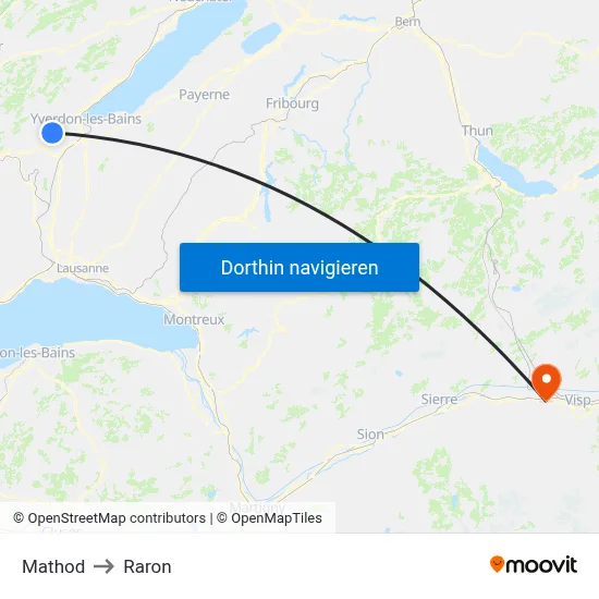 Mathod to Raron map