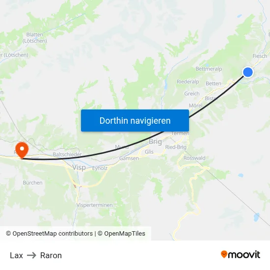 Lax to Raron map