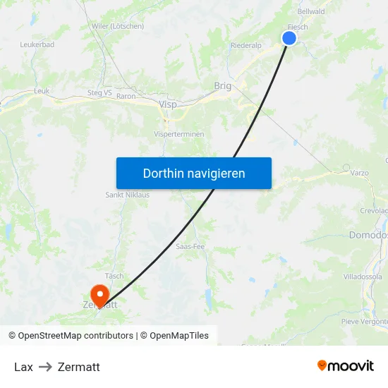 Lax to Zermatt map