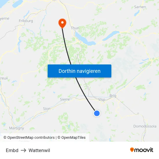 Embd to Wattenwil map