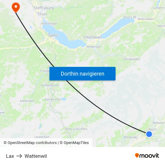 Lax to Wattenwil map