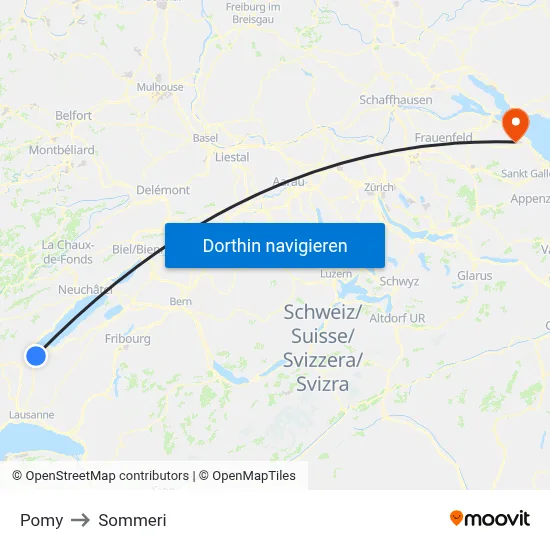 Pomy to Sommeri map