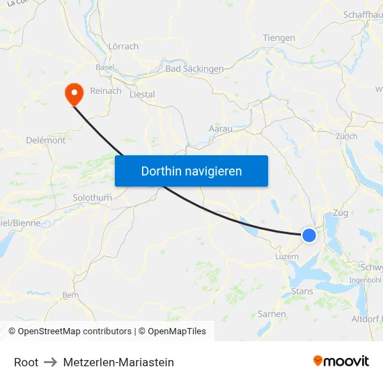 Root to Metzerlen-Mariastein map