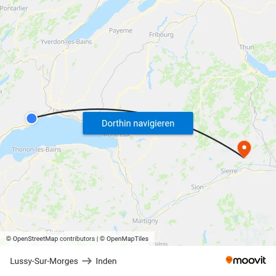 Lussy-Sur-Morges to Inden map
