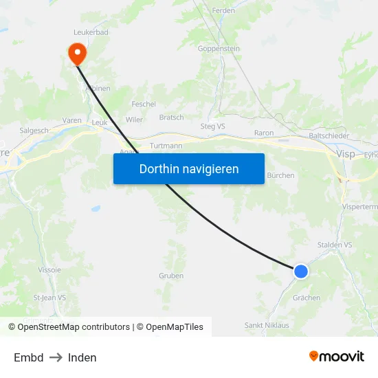 Embd to Inden map