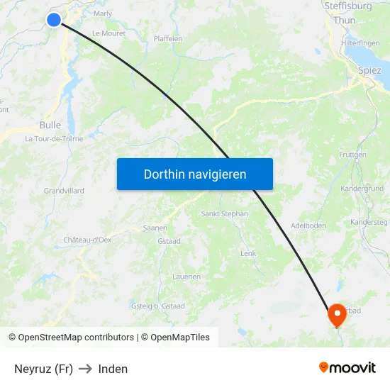 Neyruz (Fr) to Inden map