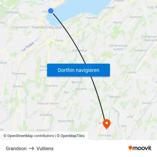 Grandson to Vulliens map