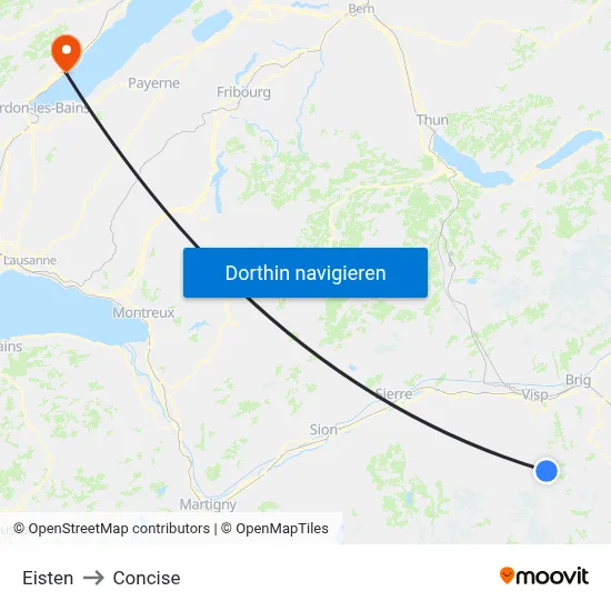 Eisten to Concise map