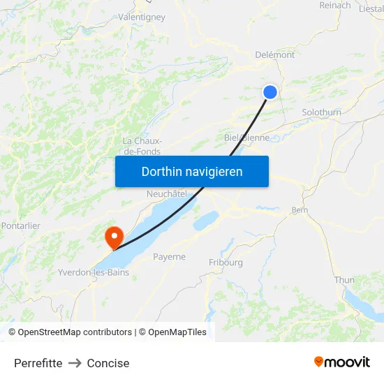 Perrefitte to Concise map