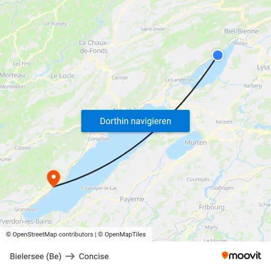 Bielersee (Be) to Concise map