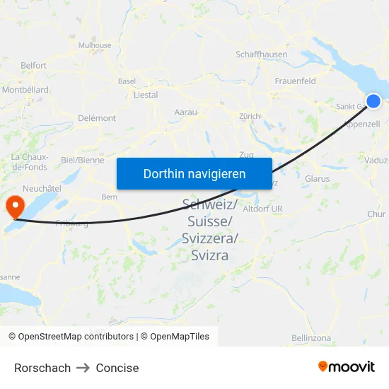Rorschach to Concise map