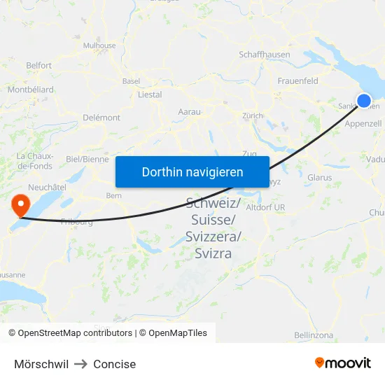 Mörschwil to Concise map