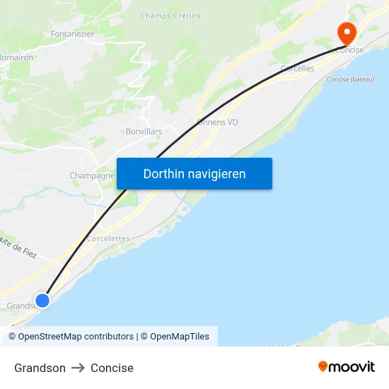 Grandson to Concise map