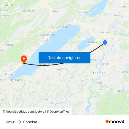 Ulmiz to Concise map