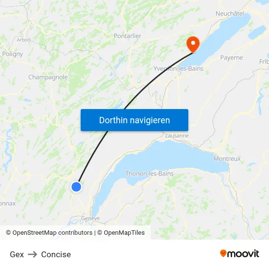 Gex to Concise map