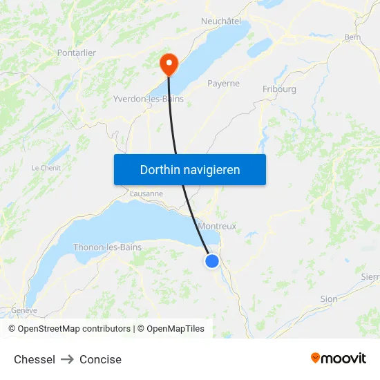 Chessel to Concise map
