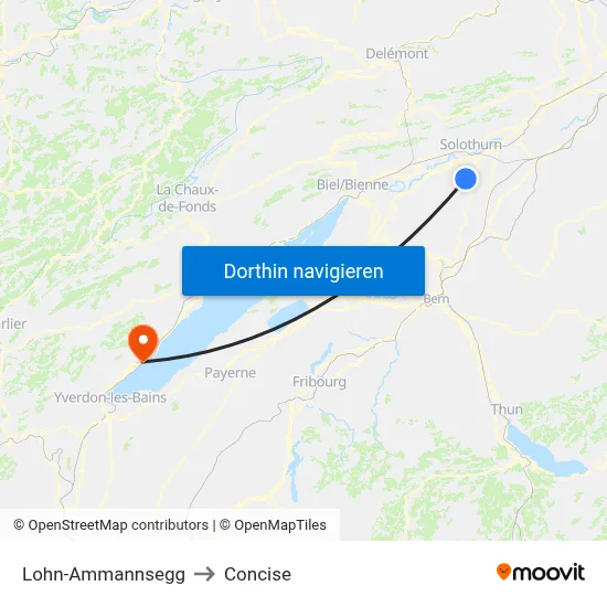 Lohn-Ammannsegg to Concise map