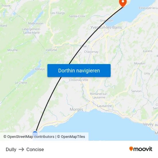 Dully to Concise map