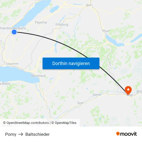 Pomy to Baltschieder map