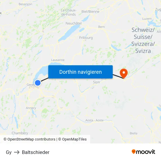 Gy to Baltschieder map