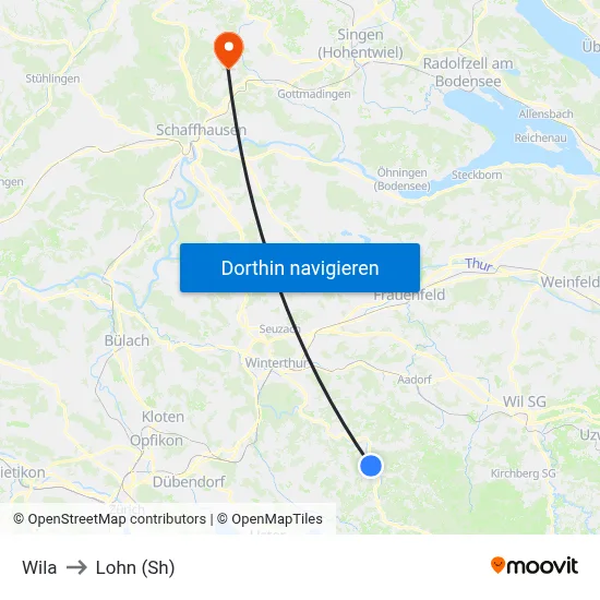 Wila to Lohn (Sh) map