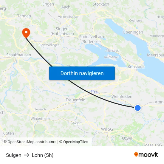 Sulgen to Lohn (Sh) map