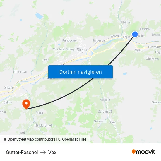 Guttet-Feschel to Vex map